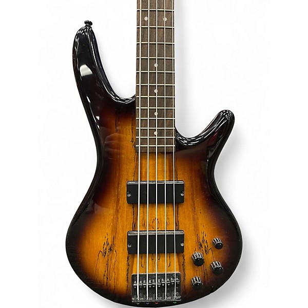Used Ibanez GSR205SM 5 String Brown Burst Electric Bass Guitar