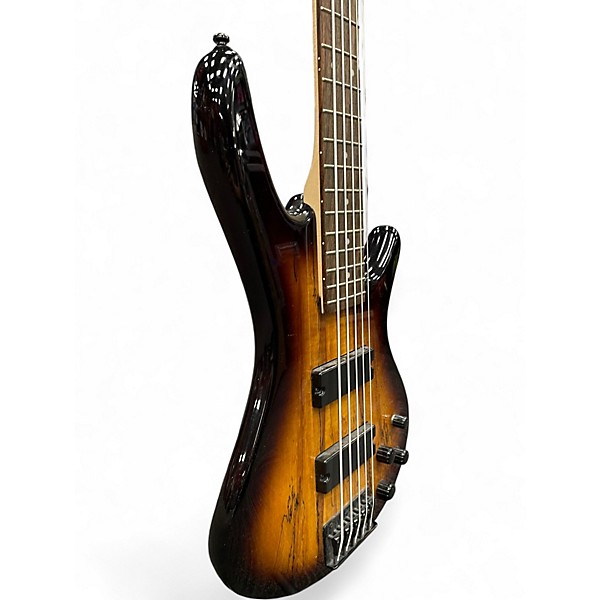 Used Ibanez GSR205SM 5 String Brown Burst Electric Bass Guitar