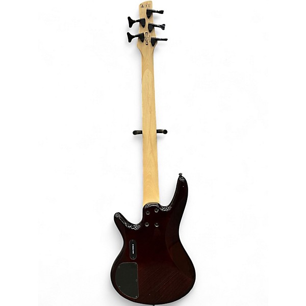 Used Ibanez GSR205SM 5 String Brown Burst Electric Bass Guitar