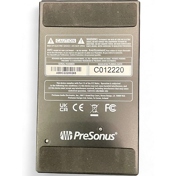 Used PreSonus revelator io44 Audio Interface