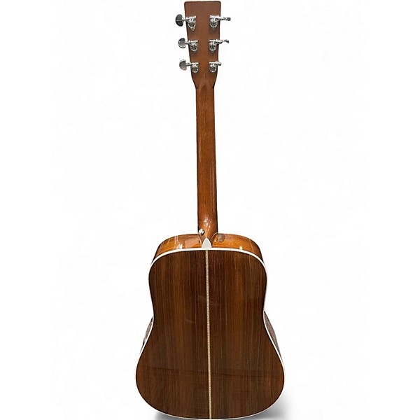 Used Martin HD28E Left Handed Natural Acoustic Electric Guitar