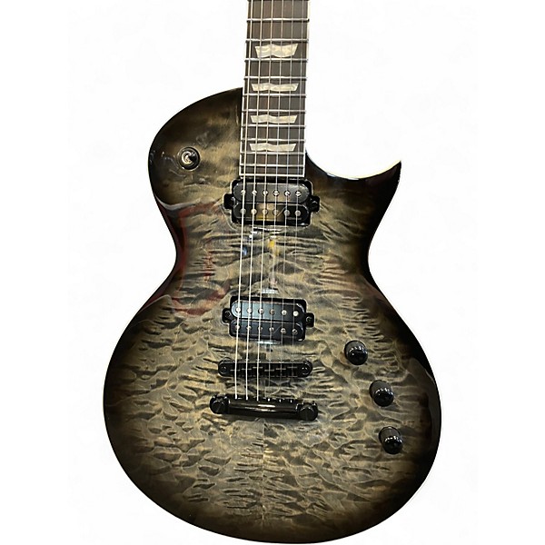 Used ESP LTD EC1000T CTM CHARCOAL BURST Solid Body Electric Guitar
