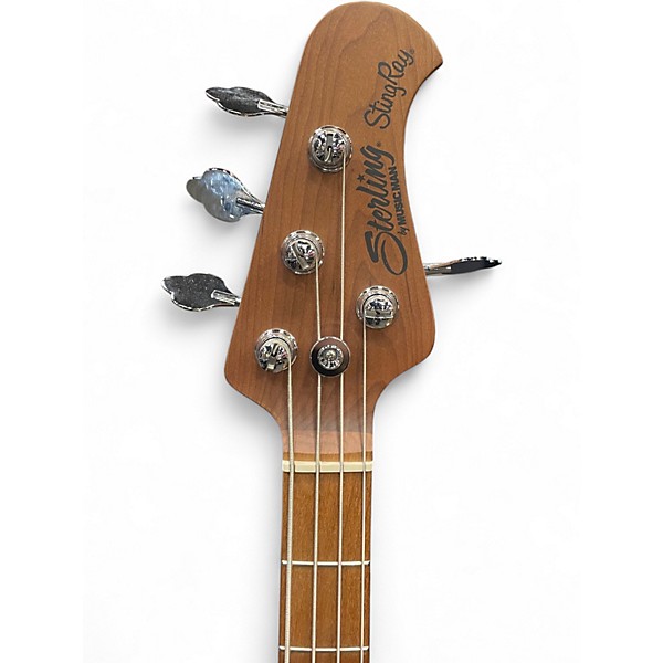 Used Sterling by Music Man Ray34 HHSM Maple Burst Electric Bass Guitar