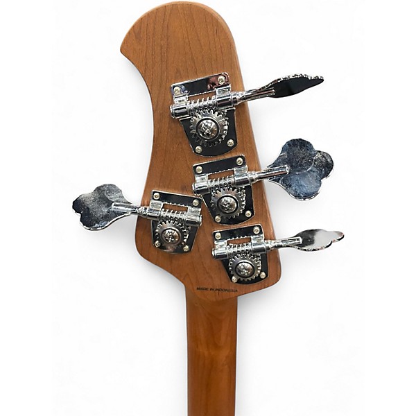 Used Sterling by Music Man Ray34 HHSM Maple Burst Electric Bass Guitar