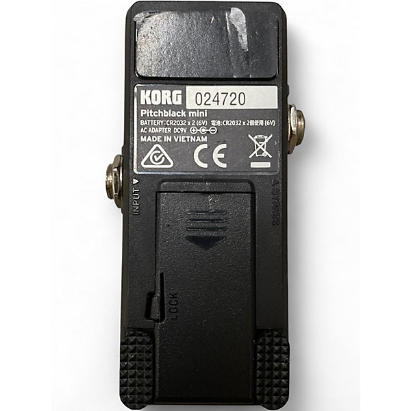Used KORG PB01 Pitchblack Chromatic Tuner Pedal