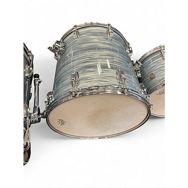 Used Ludwig 3 Piece Classic Maple VINTGAGE BLUE OYSTER Drum Kit