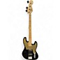 Used Squier Paranormal Jazz Bass 54 Black Electric Bass Guitar thumbnail