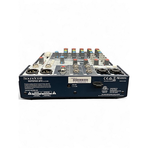 Used Soundcraft Notepad-8FX Unpowered Mixer