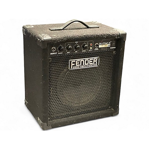 Used Fender Rumble 15 15W 1X8 Bass Combo Amp
