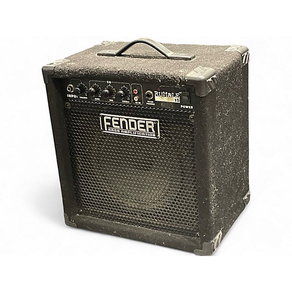 Used Fender Rumble 15 15W 1X8 Bass Combo Amp