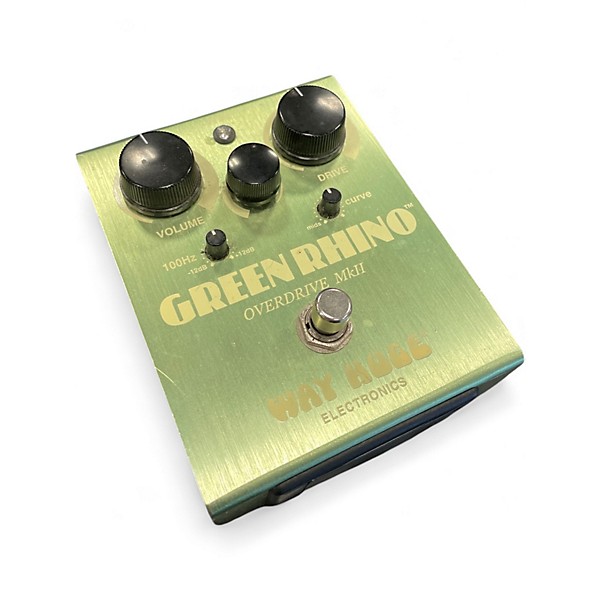 Used Way Huge Electronics WHE202 Green Rhino Overdrive Effect Pedal