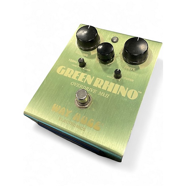 Used Way Huge Electronics WHE202 Green Rhino Overdrive Effect Pedal