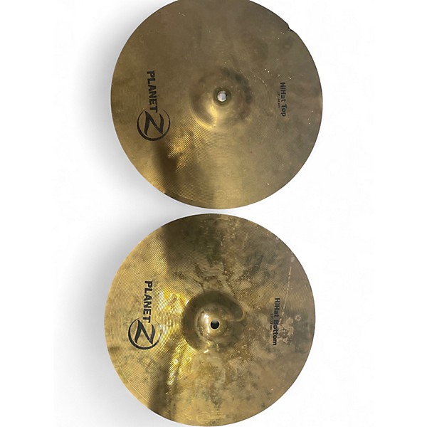 Used Zildjian 13in Planet Z Hi Hat Pair Cymbal