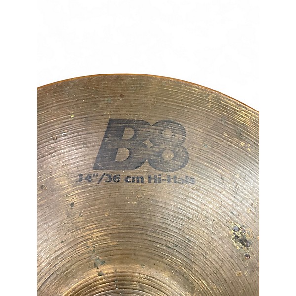 Used SABIAN 14in B8 Hi Hat Pair Cymbal