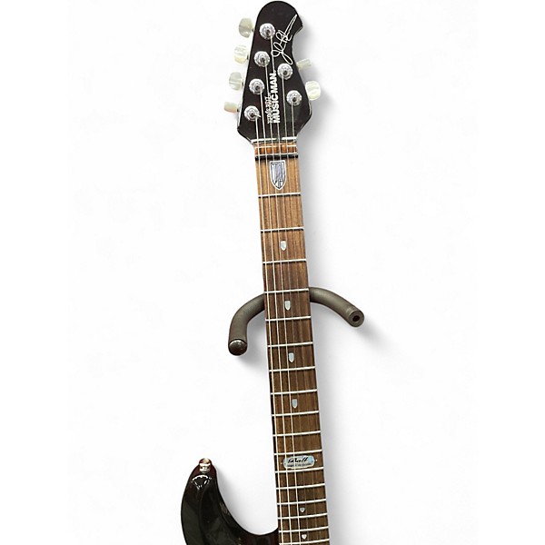 Used Ernie Ball Music Man JP6 John Petrucci Signature Trans Black Solid Body Electric Guitar