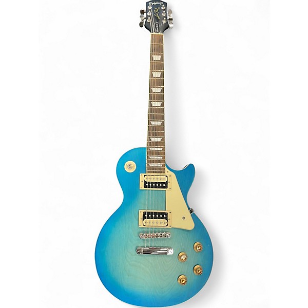 Used Epiphone Les Paul Traditional Pro IV Blue Burst Solid Body Electric Guitar