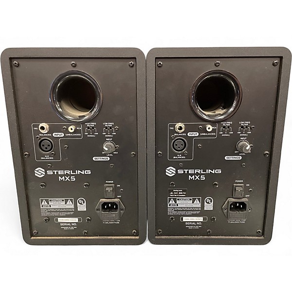 Used Sterling Audio MX5 Pair Powered Monitor