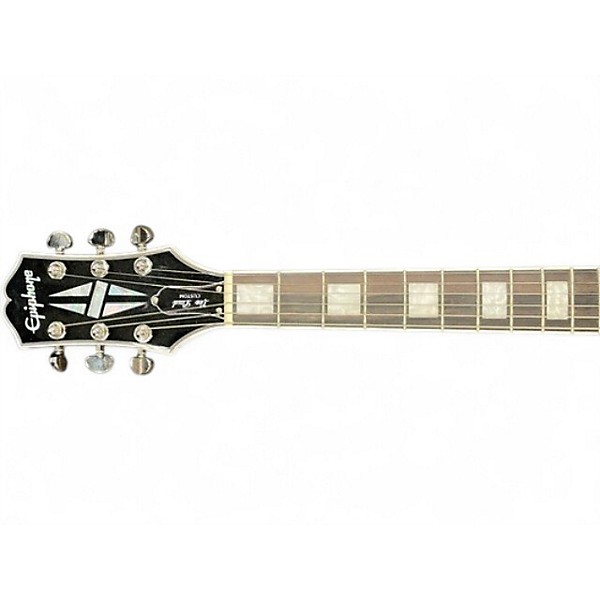 Used Epiphone Les Paul Custom Silverburst Solid Body Electric Guitar