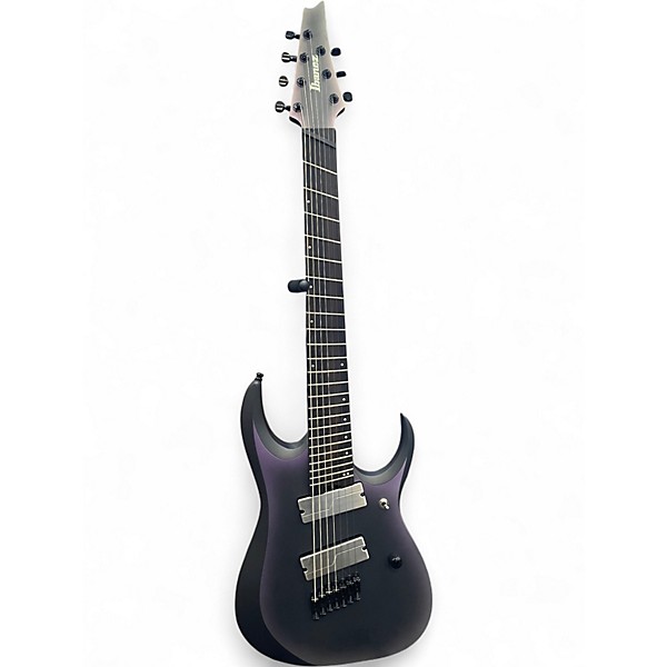 Used Ibanez RGD71ALMS Axion Label Multi-Scale 7 String Aurora Burst Solid Body Electric Guitar