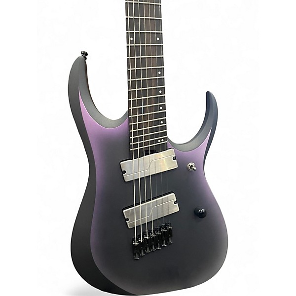 Used Ibanez RGD71ALMS Axion Label Multi-Scale 7 String Aurora Burst Solid Body Electric Guitar