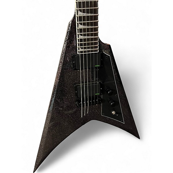 Used ESP LTD KHV BLACK SPARKLE Solid Body Electric Guitar