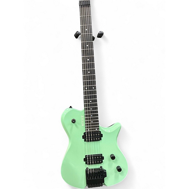 Used 2021 Kiesel Zeus Green Solid Body Electric Guitar Green