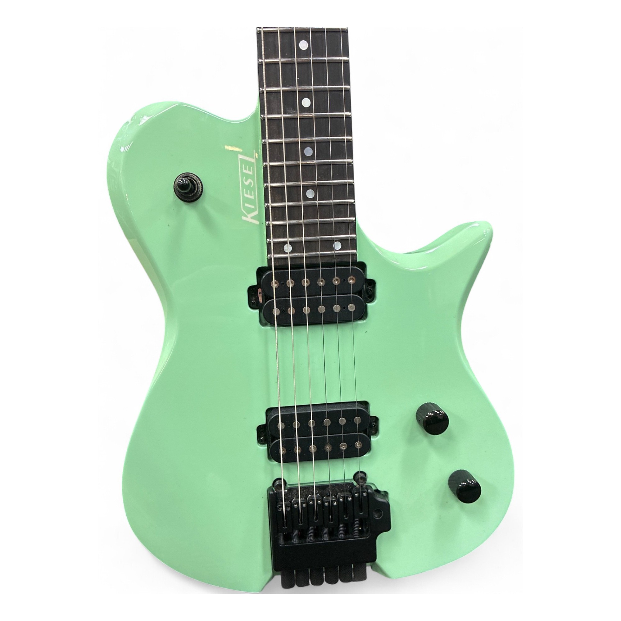 ギター Kiesel Zeus EMG SAV Used 2021 Kiesel Zeus Green Solid Body Electric Guitar Green
