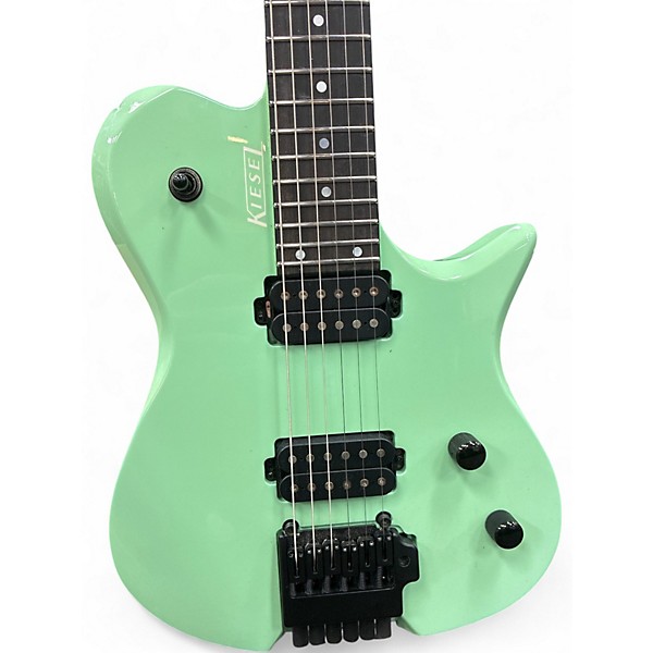 ギター Kiesel Zeus EMG SAV Used 2021 Kiesel Zeus Green Solid Body Electric Guitar Green