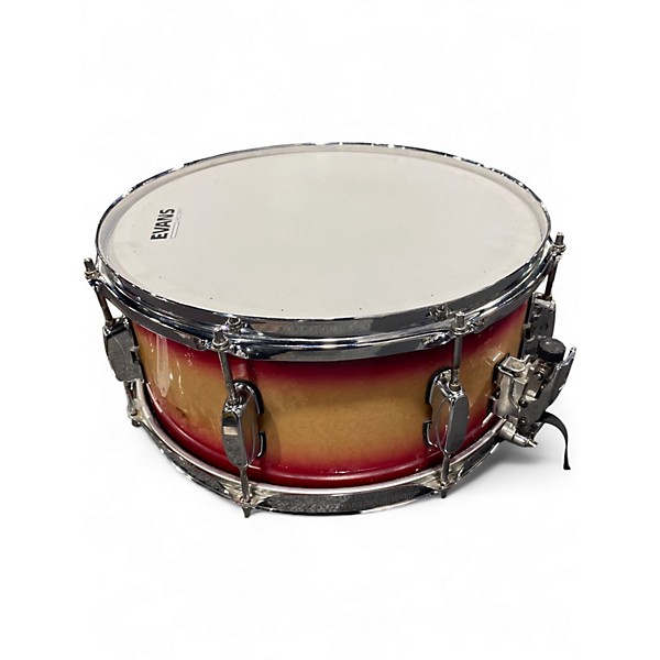 Used TAMA 5.5X14 Superstar Snare CLASSIC RUBY NATURAL BURST Drum