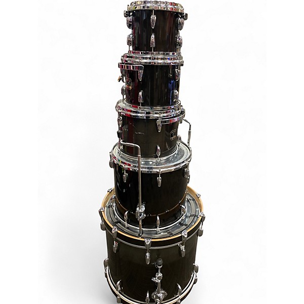 Used Gretsch Drums 4 Piece Renown Black Drum Kit