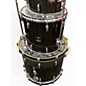 Used Gretsch Drums 4 Piece Renown Black Drum Kit