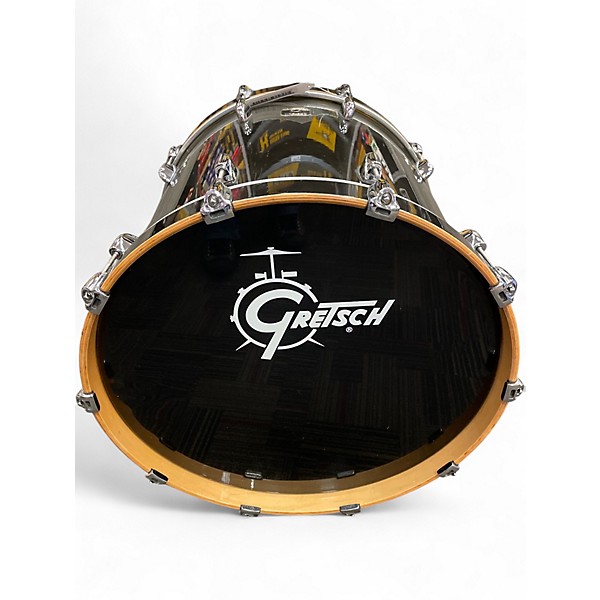 Used Gretsch Drums 4 Piece Renown Black Drum Kit