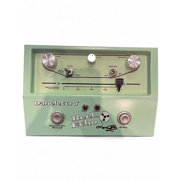 Used Danelectro DTE1 Reel Echo Delay Effect Pedal