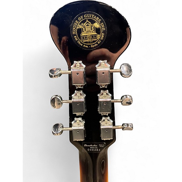 Used Danelectro Baby Sitar Brown Burst Solid Body Electric Guitar