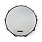 Used Dixon 14in Cornerstone Titanium-Plated Hammered Steel Snare 14 x 6.5 Blue Titanium Drum