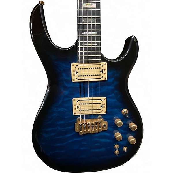 Used Carvin DC400 Blue Burst Solid Body Electric Guitar