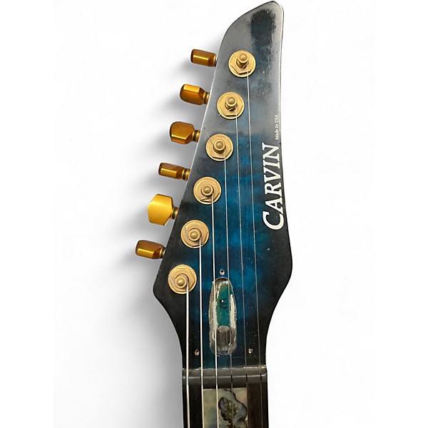 Used Carvin DC400 Blue Burst Solid Body Electric Guitar
