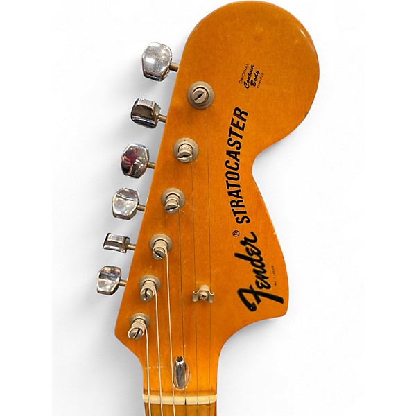 Vintage 1973 Fender Stratocaster 2 Color Sunburst Solid Body Electric Guitar