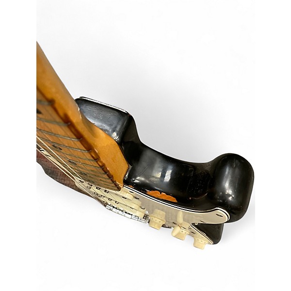 Vintage 1973 Fender Stratocaster 2 Color Sunburst Solid Body Electric Guitar