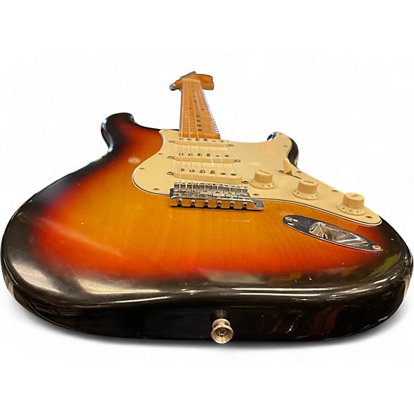 Vintage 1973 Fender Stratocaster 2 Color Sunburst Solid Body Electric Guitar
