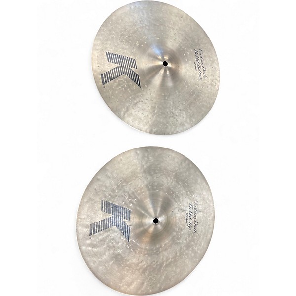Used Zildjian 14in K Custom Dark Hi Hat Pair Cymbal