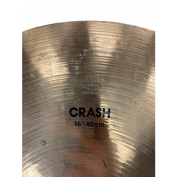 Used Zildjian 16in Bronze Scimitar Crash Cymbal