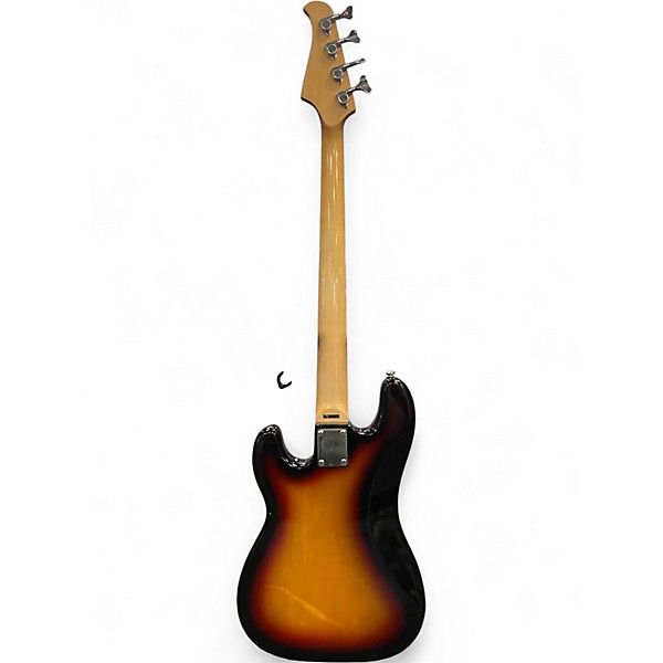 Used Silvertone P-STYLE 4  2 Tone Sunburst Electric Bass Guitar