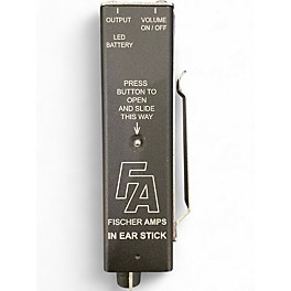 Used Fischer Amps In-Ear Stick Battery Powered Amp