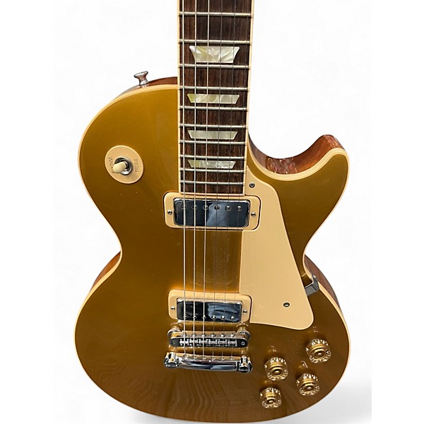 Used Gibson Les Paul Deluxe 70's  Gold Top Solid Body Electric Guitar