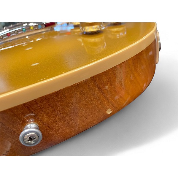 Used Gibson Les Paul Deluxe 70's  Gold Top Solid Body Electric Guitar