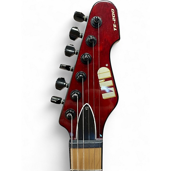 Used ESP LTD TE200 Wine Red Solid Body Electric Guitar