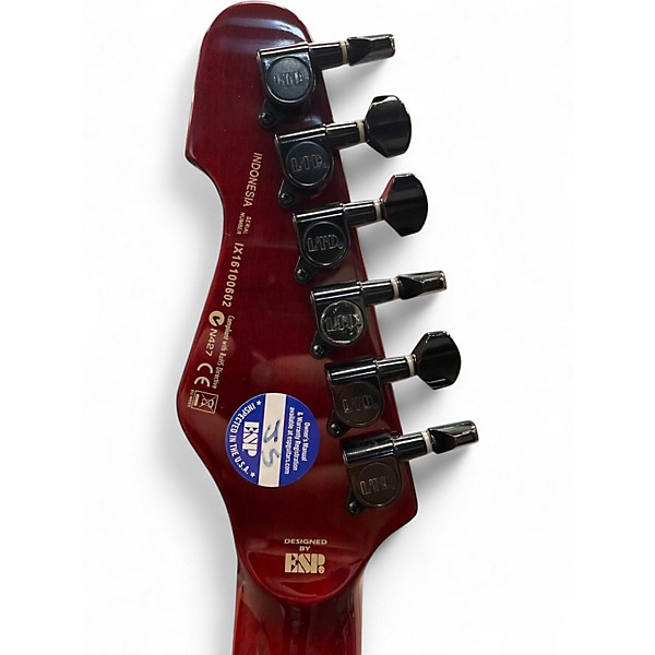 Used ESP LTD TE200 Wine Red Solid Body Electric Guitar