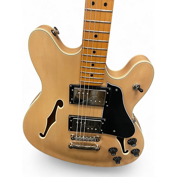 Used Squier Classic Vibe Starcaster Natural Hollow Body Electric Guitar