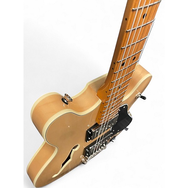 Used Squier Classic Vibe Starcaster Natural Hollow Body Electric Guitar